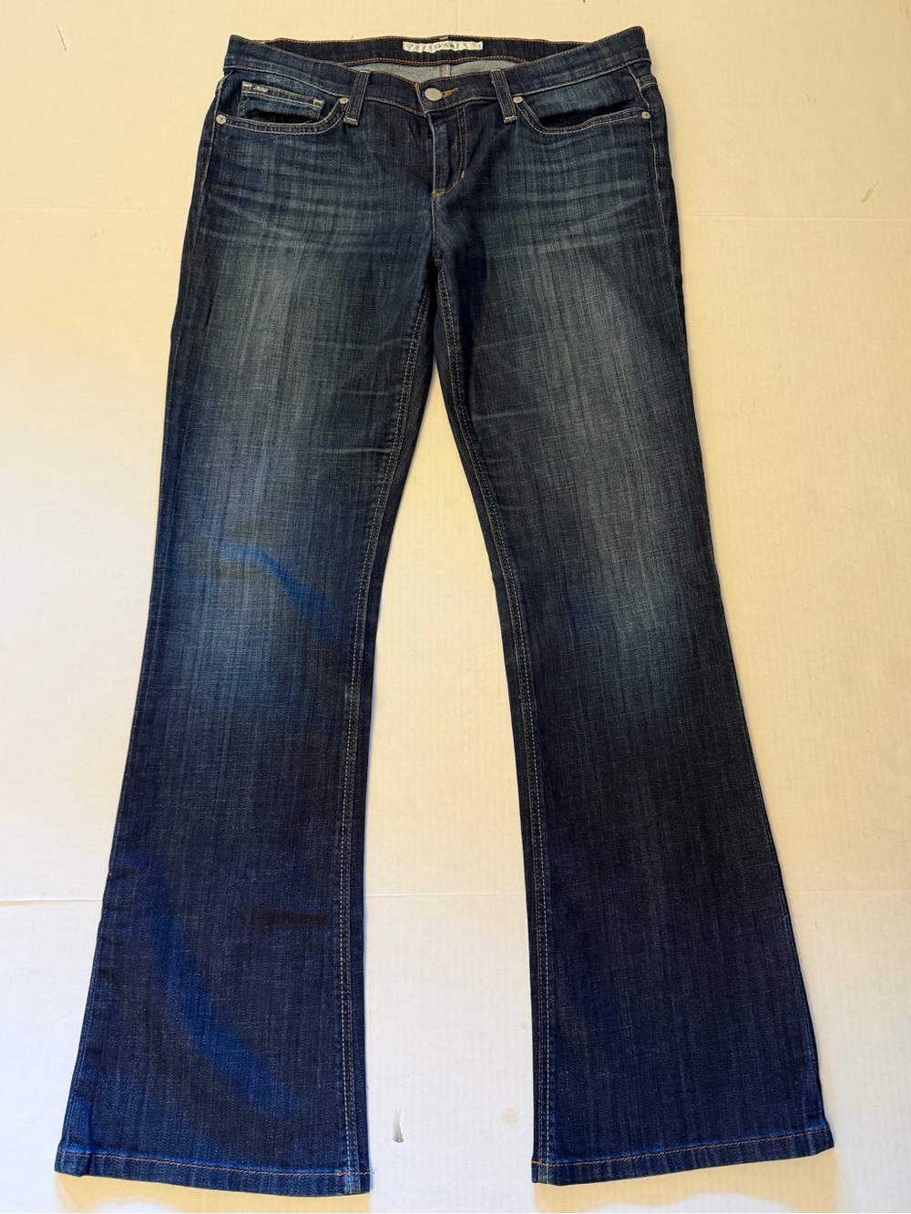 Joe's Jeans Women's Bootcut Denim in Deep Blue Ryder Wash Sz-28. FF1